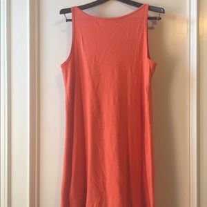 Orange halter dress